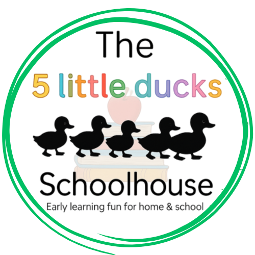 the 5 littl4 ducks schoolhouse logo