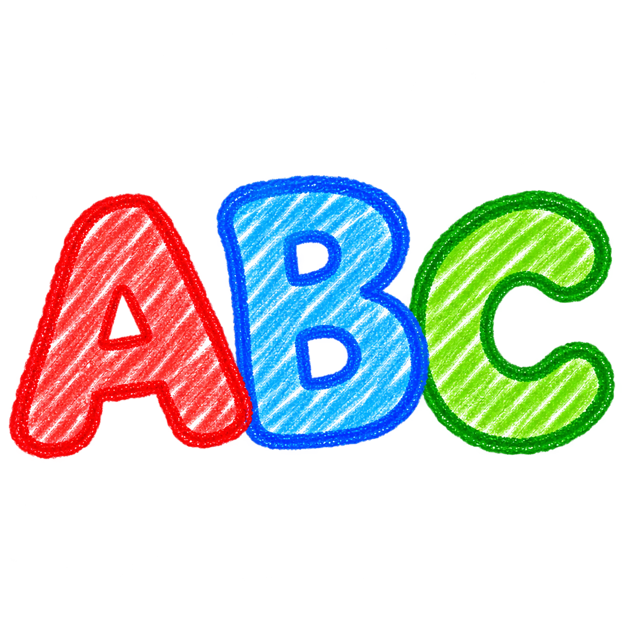 Home 2 Colorful letters spelling cat for alphabet and beginning sounds preschool activities