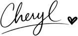 Home 12 Cheryl handwritten signature with heart